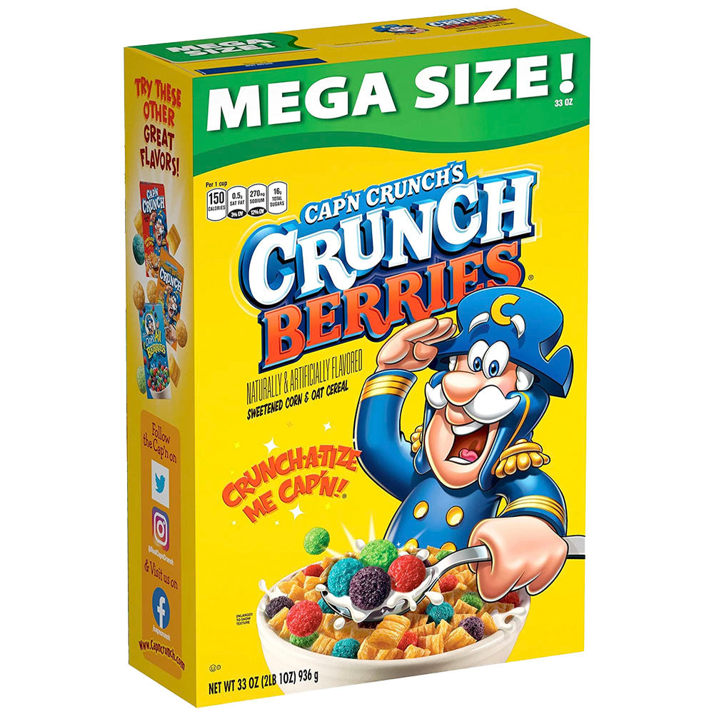 CAP’N CRUNCH Berries Cereal Mega Size (936g)