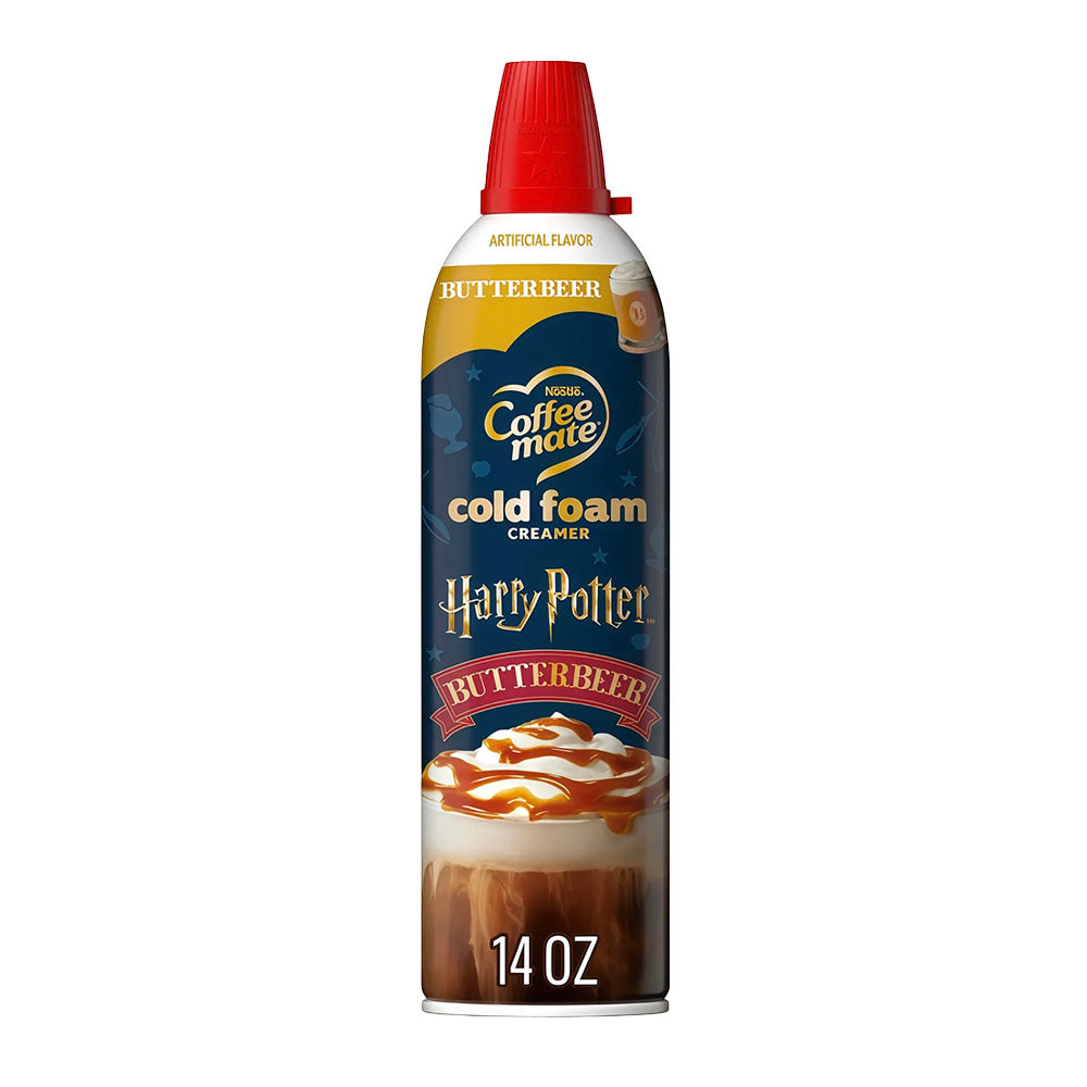 Coffee Mate Cold Foam Harry Potter Butterbeer Creamer (14oz)