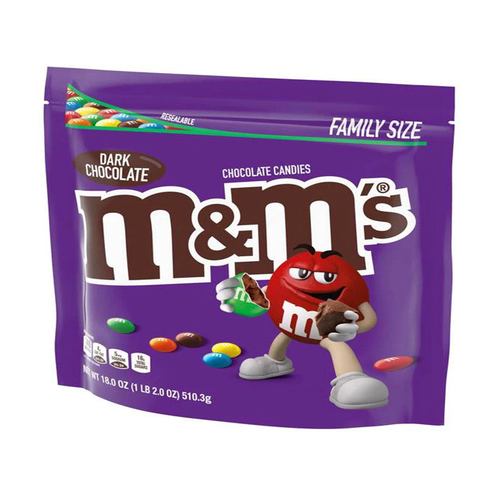 M&M Dark Chocolate Family Size (510g)