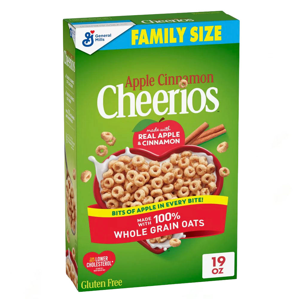 Cheerios Apple Cinnamon Family Size Cereal (538g)