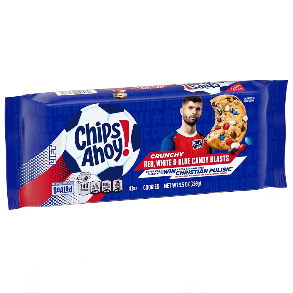Chips Ahoy Crunchy Red, White & Blue Candy Blasts (269g)