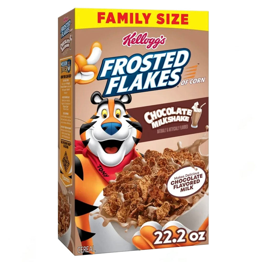 Kellogg's Frosted Flakes Chocolate Milkshake Family Size (629g)