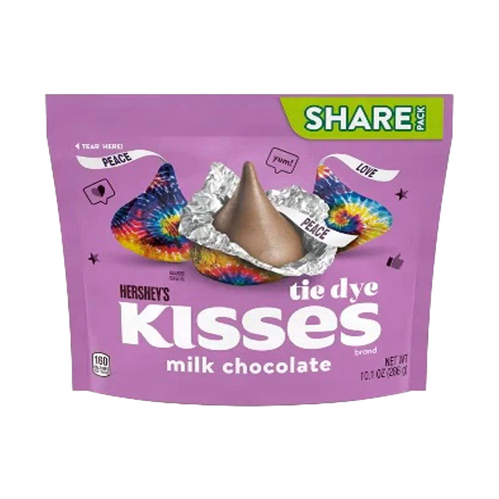 Hershey's Kisses Milk Chocolate Tie Dye Share Size (286g) BB: 10/25