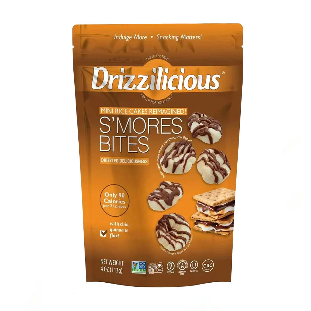 Drizzilicious Mini Rice Cakes S’mores Bites (113g)