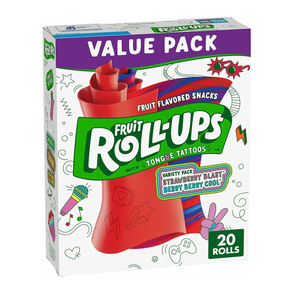 Fruit Roll Ups Variety Value Pack Box (283g)