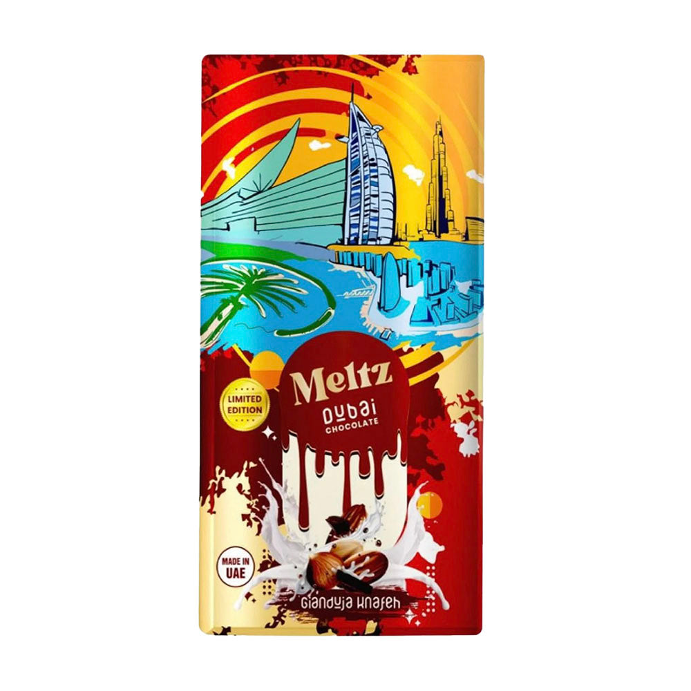 Meltz Dubai Gianduja Knafeh Limited Edition Chocolate Bar (192g)