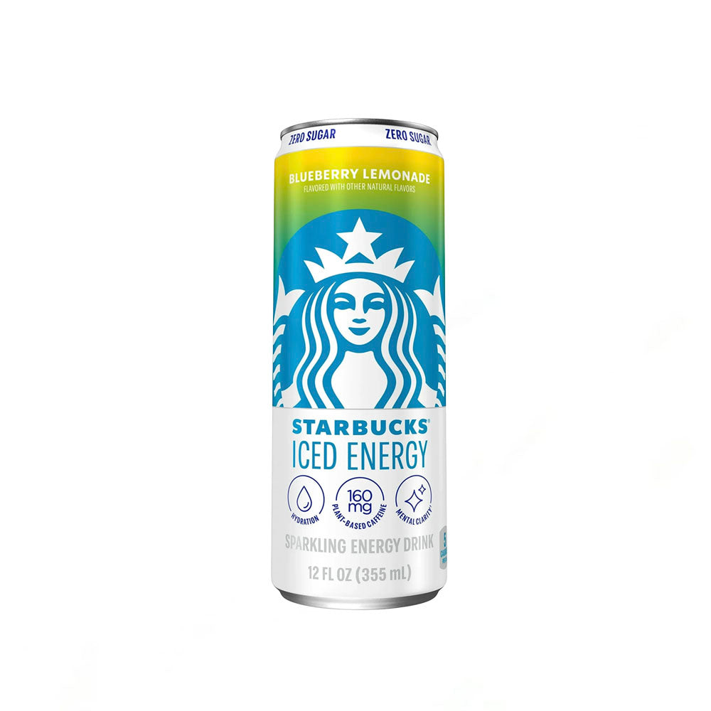 Starbucks Iced Energy Blueberry Lemonade Zero Sugar (355ml)