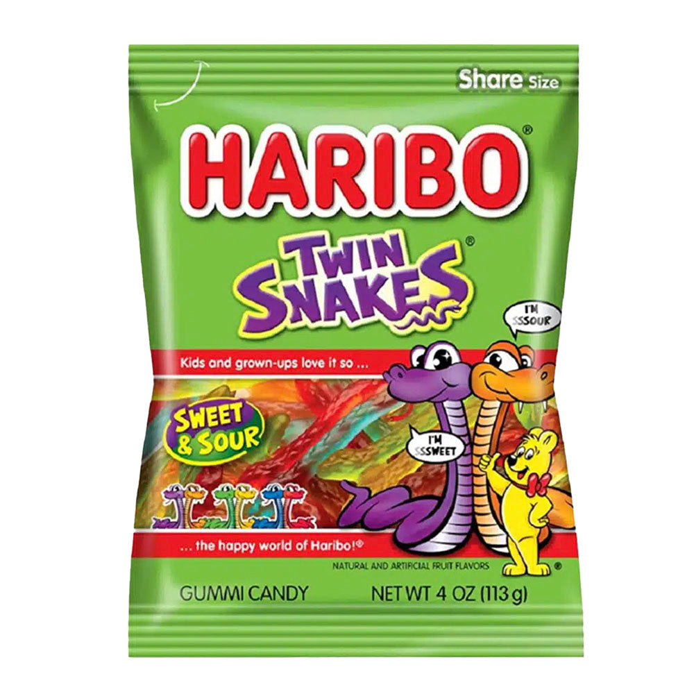 Haribo Twin Snakes (113g)