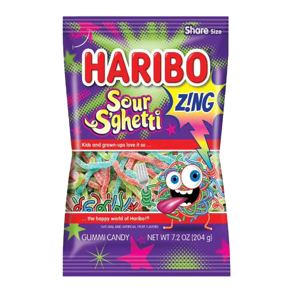 Haribo Sour S’ghetti (204g)