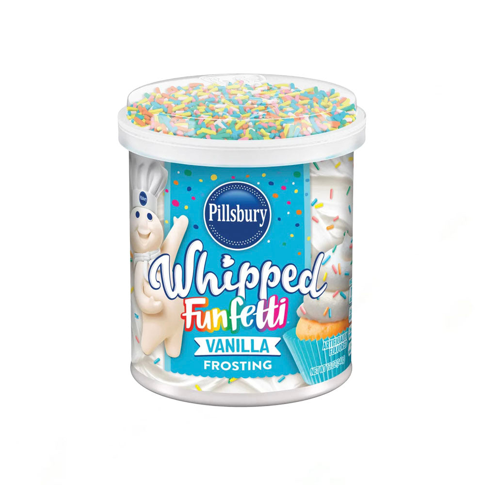 Pillsbury Whipped Funfetti Vanilla Frosting (340g)