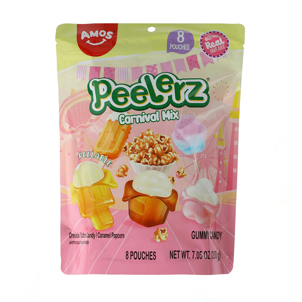 Amos Peelerz Carnival Mix 8 Pouches (200g)