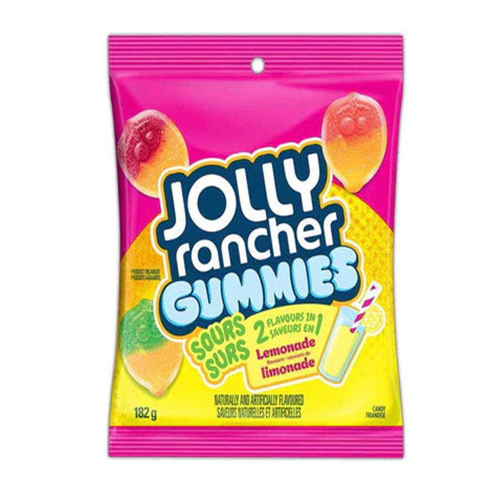 Jolly Rancher Gummies Sours 2 in 1 Lemonade UK COMPLIANT (182g) BB: 07/25