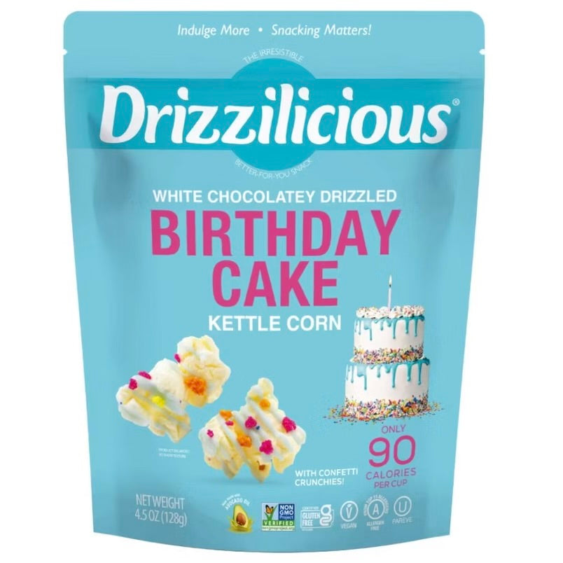 Drizzilicious Popcorn Birthday Cake (128g)