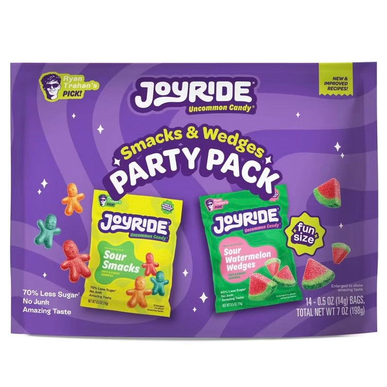 Joyride Smacks & Wedges Party Pack Fun Size (198g)