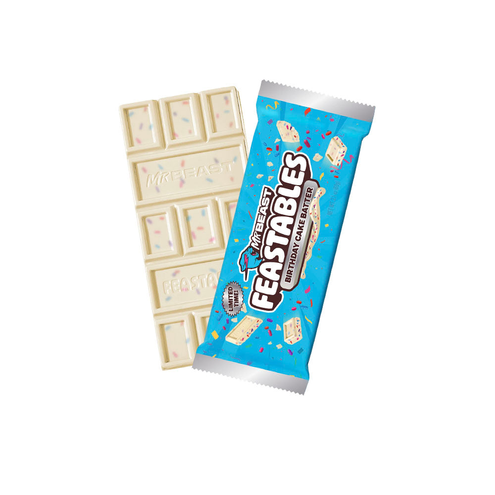 MrBeast Feastables Birthday Cake Batter Limited Edition