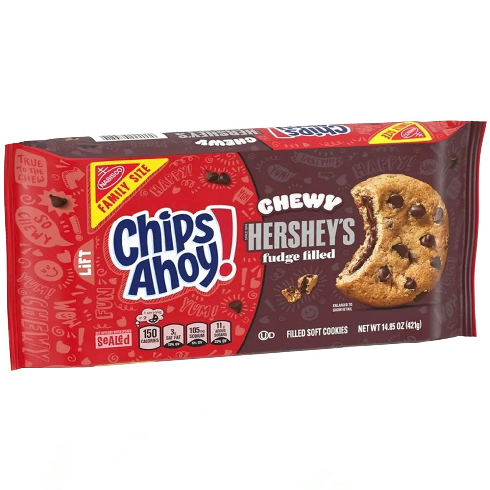 Chips Ahoy Chewy Hershey’s Fudge Filled Family Size (421g)