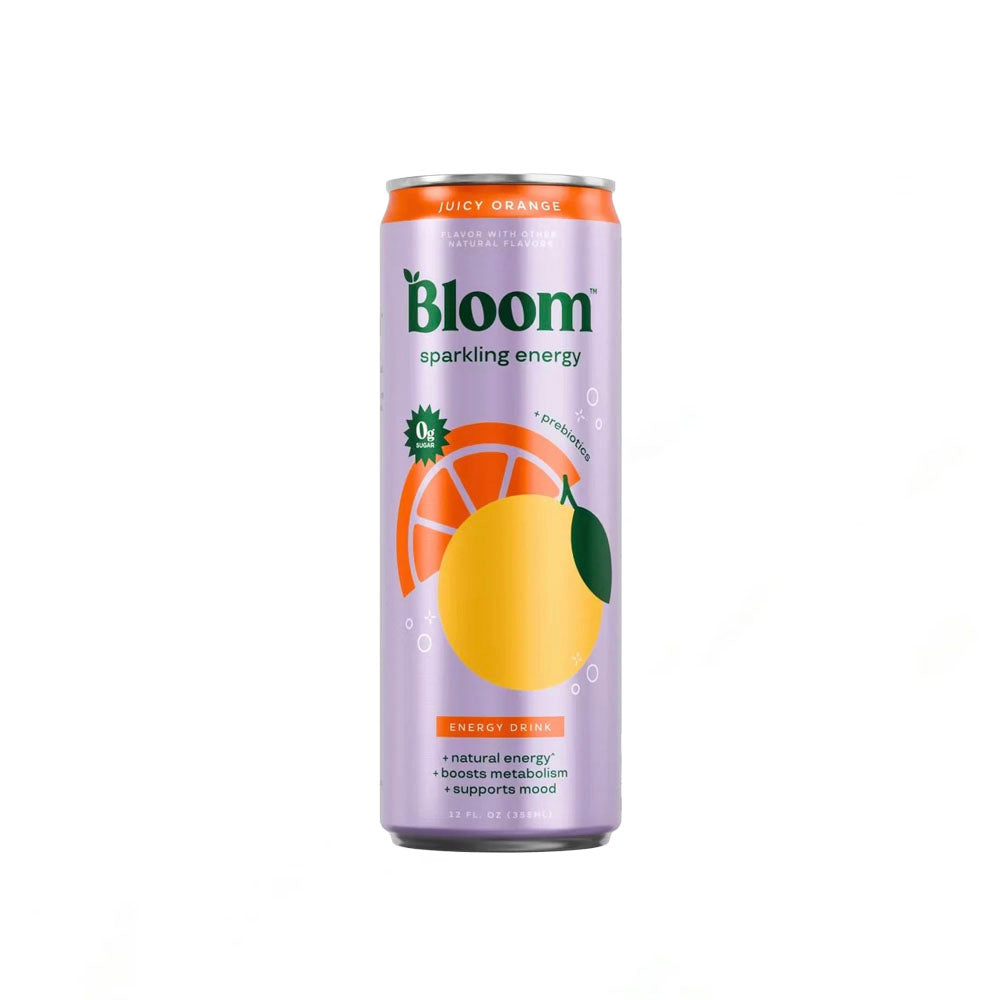 Bloom Juicy Orange Sparkling Energy Drink (355ml)
