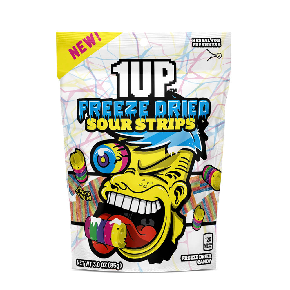 1UP Freeze Dried Sour Strips Rock’n Rainbow 85g