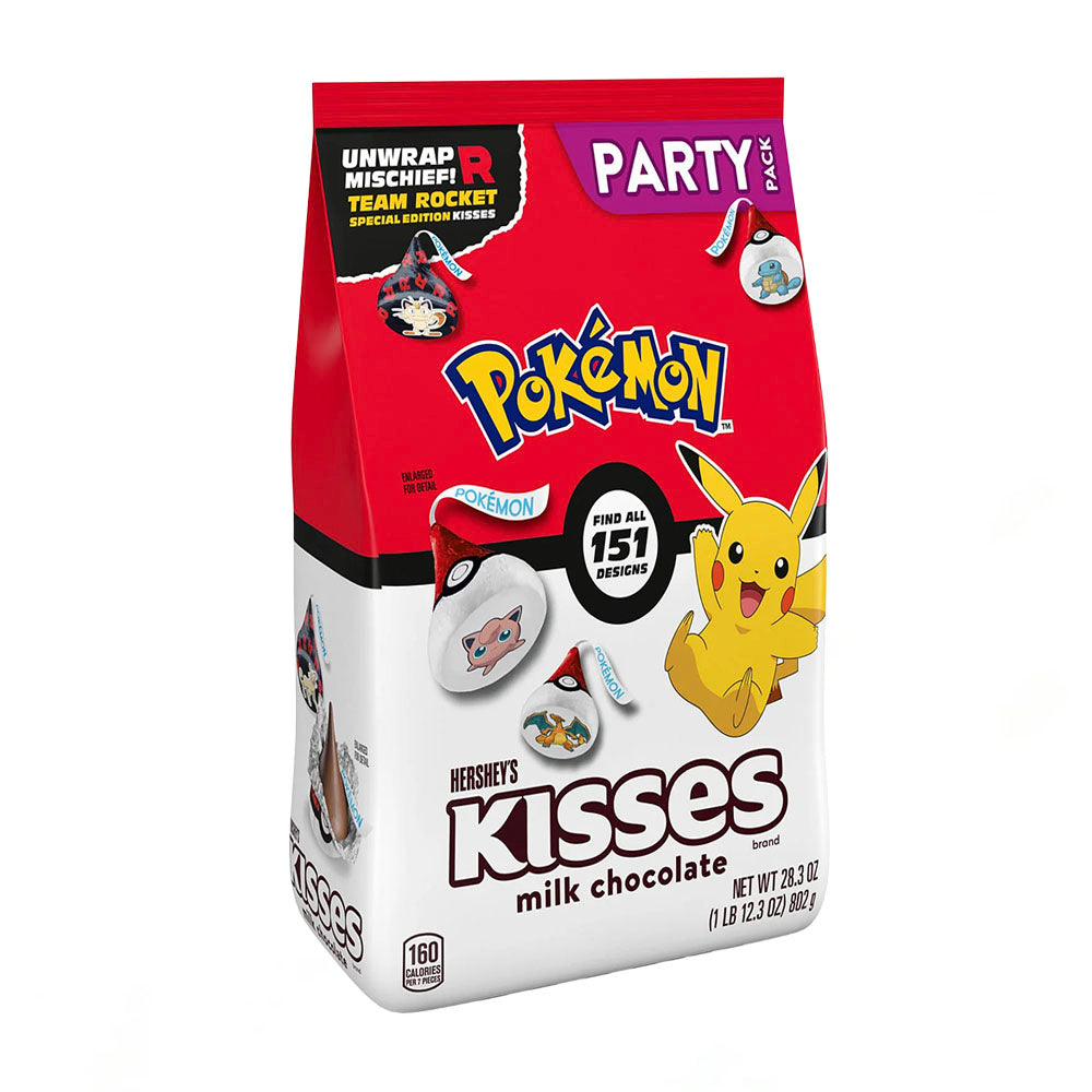 Hershey's Kisses Pokémon Milk Chocolate Special Edition Party Size (802g)