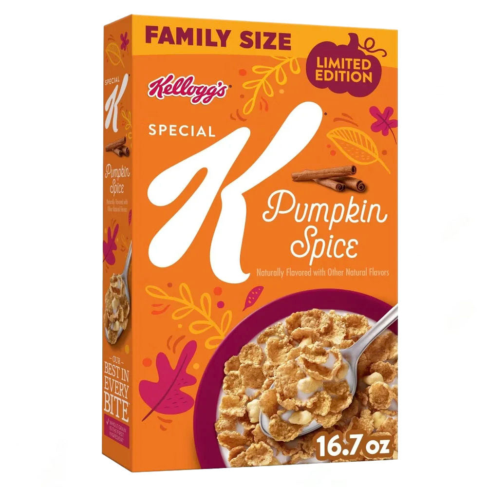 Kellogg's Special K Pumpkin Spice Limited Edition Family Size Cereal (473g)