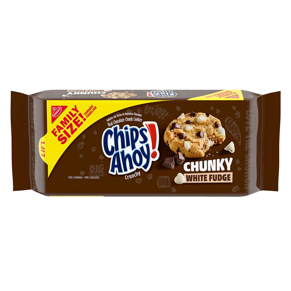 Chips Ahoy Chunky White Fudge Cookies Family Size (510g)