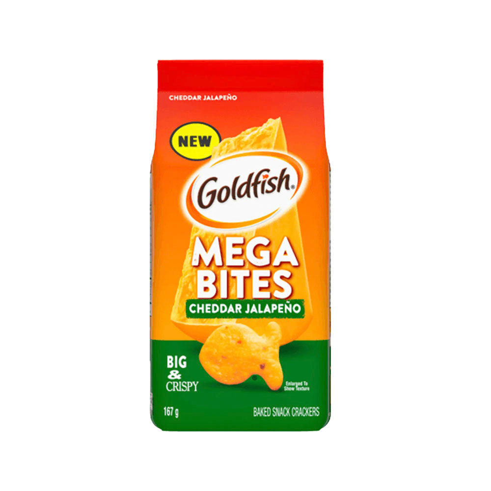 Goldfish Mega Bites Cheddar Jalapeño (167g)