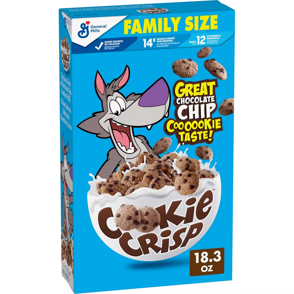Cookie Crisp Family Size Cereal (518g)