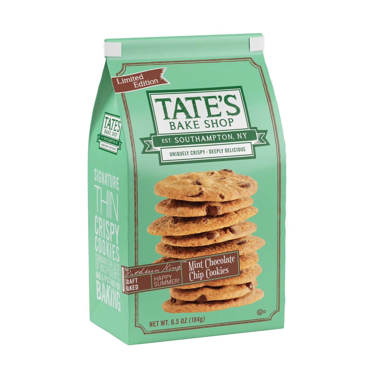 Tate’s Bake Shop Mint Chocolate Chip Cookies (184g)
