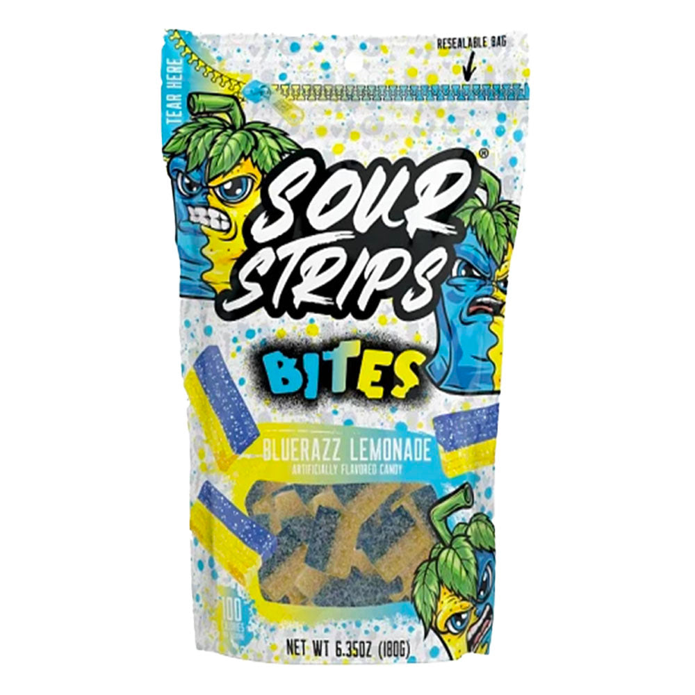 Sour Strips Bites Bluerazz Lemonade (180g)