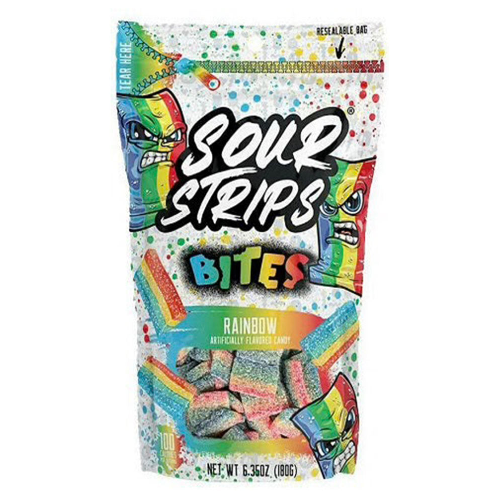 Sour Strips Bites Rainbow (180g)