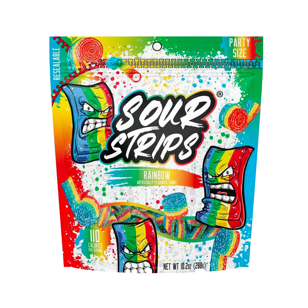 Sour Strips Bites Rainbow Party Size (288g)