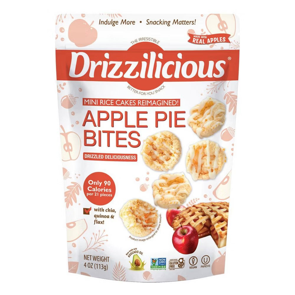 Drizzilicious Mini Rice Cakes Apple Pie Bites (113g)