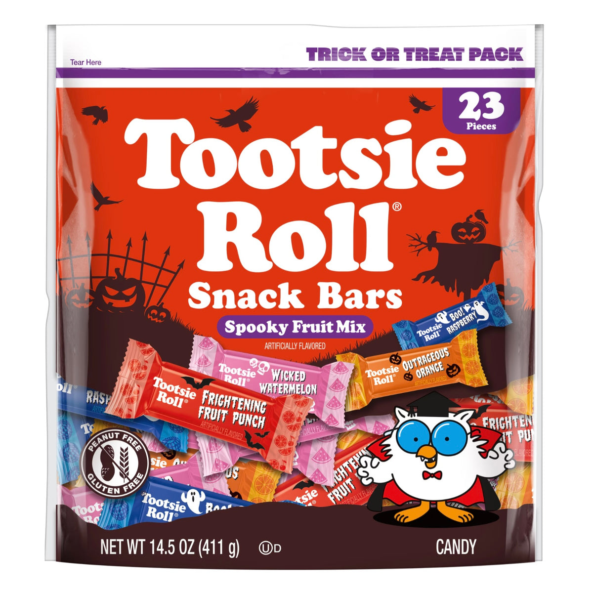 Tootsie Roll Spooky Fruit Mix Snack Bars (411g)
