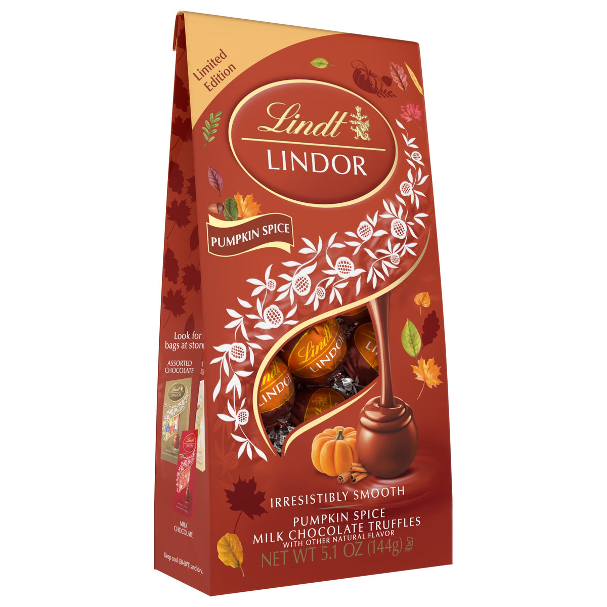 Lindt Lindor Pumpkin Spice Truffles Limited Edition (144g)