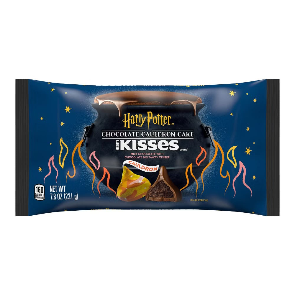 Hershey's Kisses Harry Potter Chocolate Cauldron Cake Milk Chocolate Meltaway (221g)
