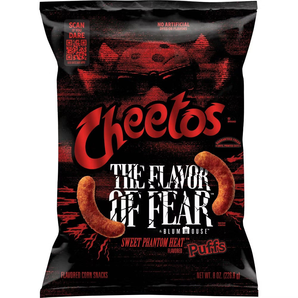 Cheetos The Flavour of Fear Sweet Phantom Heat Puffs (227g)