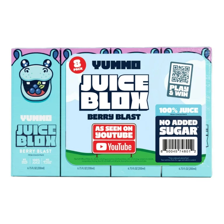 Juice Blox Yummo Berry Blast 8 Pack