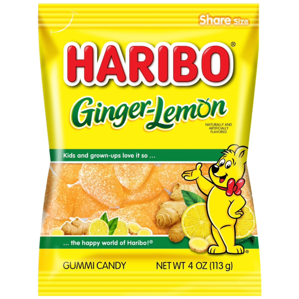 Haribo Ginger Lemon Share Size (113g)