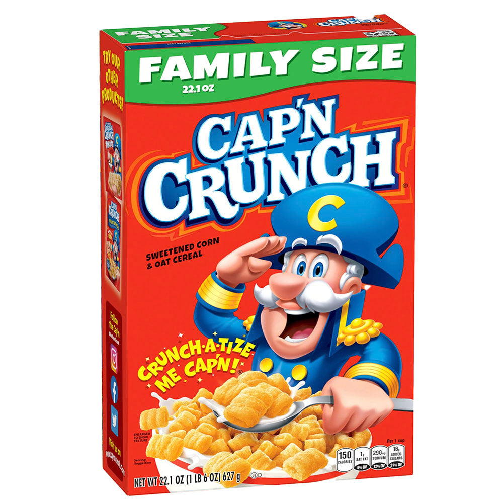 CAP’N CRUNCH Original Cereal Family Size (627g)