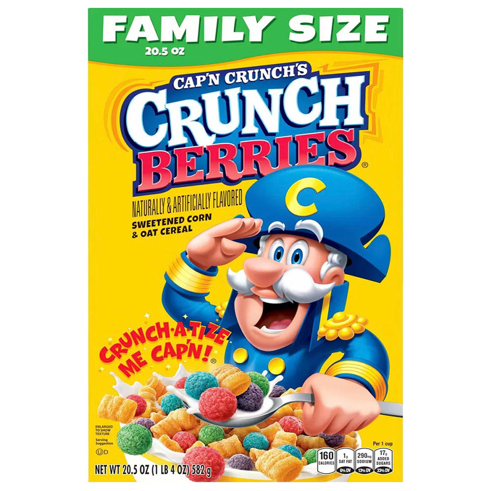 CAP’N CRUNCH Berries Cereal Family Size (582g)