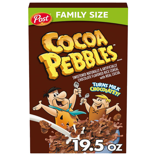 Cocoa Pebbles Cereal Family Size (552g)