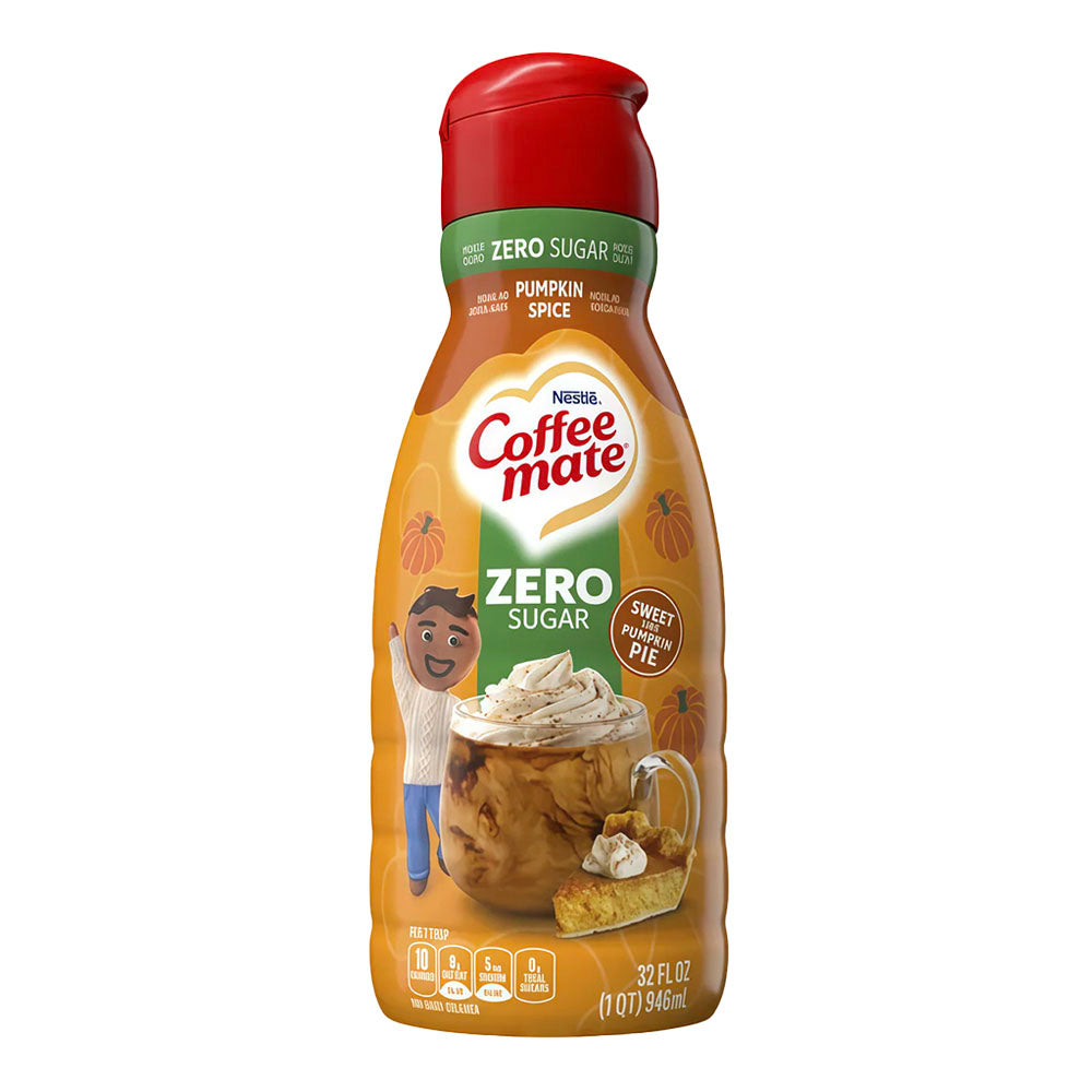 Coffee Mate Pumpkin Spice Zero Sugar Coffee Creamer (32oz)