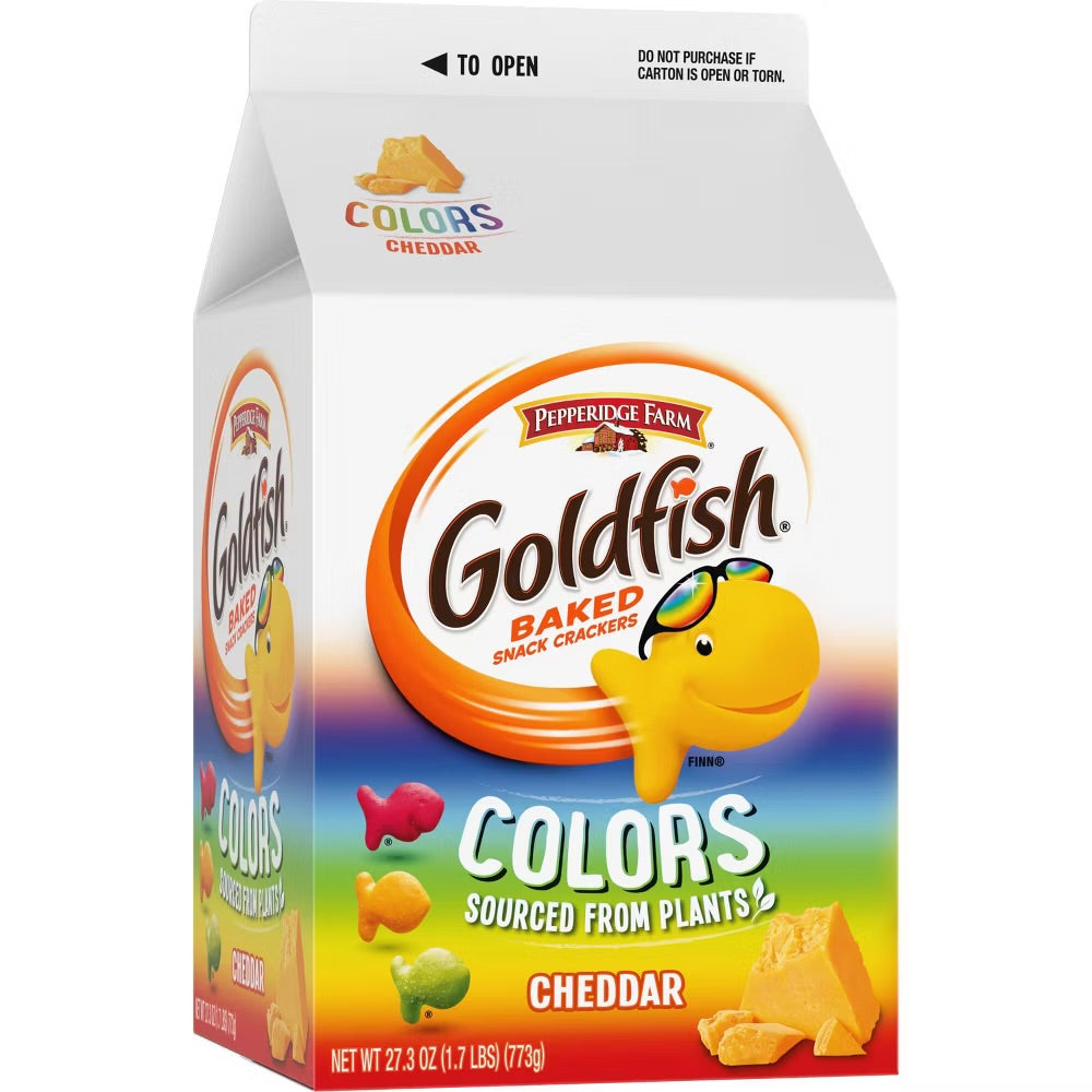 Goldfish Colours Cheddar Carton (773g)