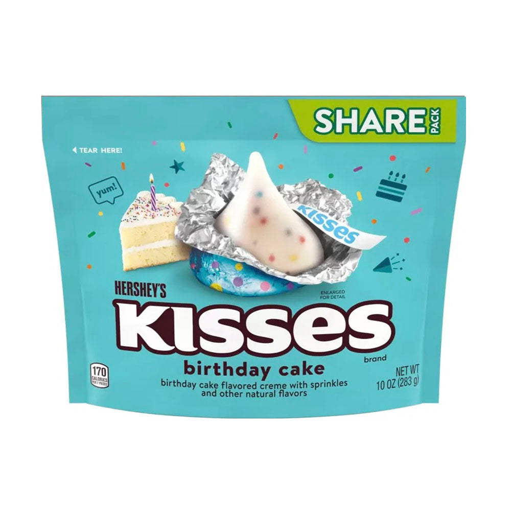 Hershey's Kisses Birthday Cake Share Size (283g)
