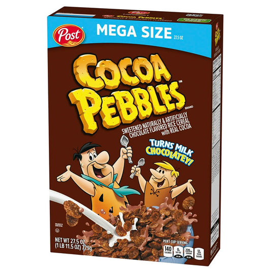 Cocoa Pebbles Cereal Mega Size (779g)