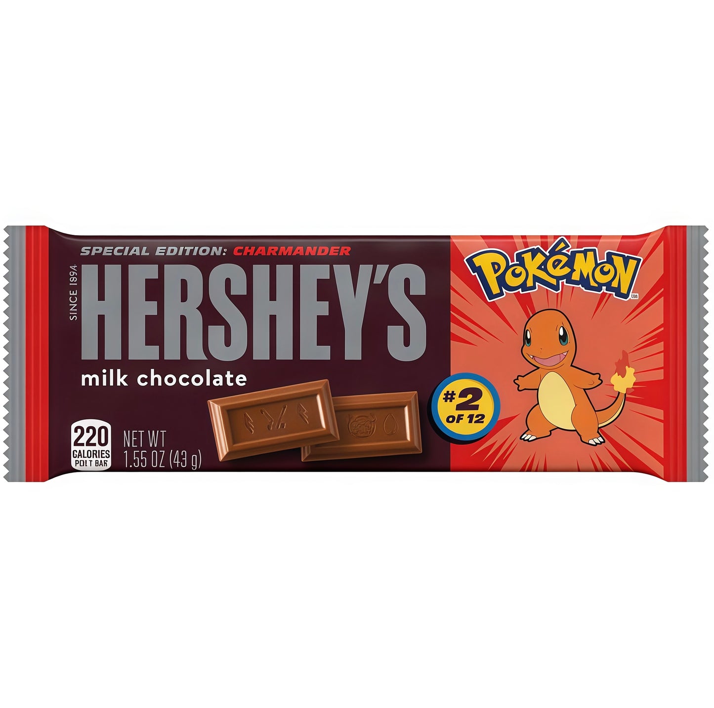 Hershey's Milk Chocolate Pokemon Special Edition Bar (43g)