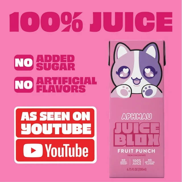 Juice Blox Aphmau Fruit Punch (200ml)