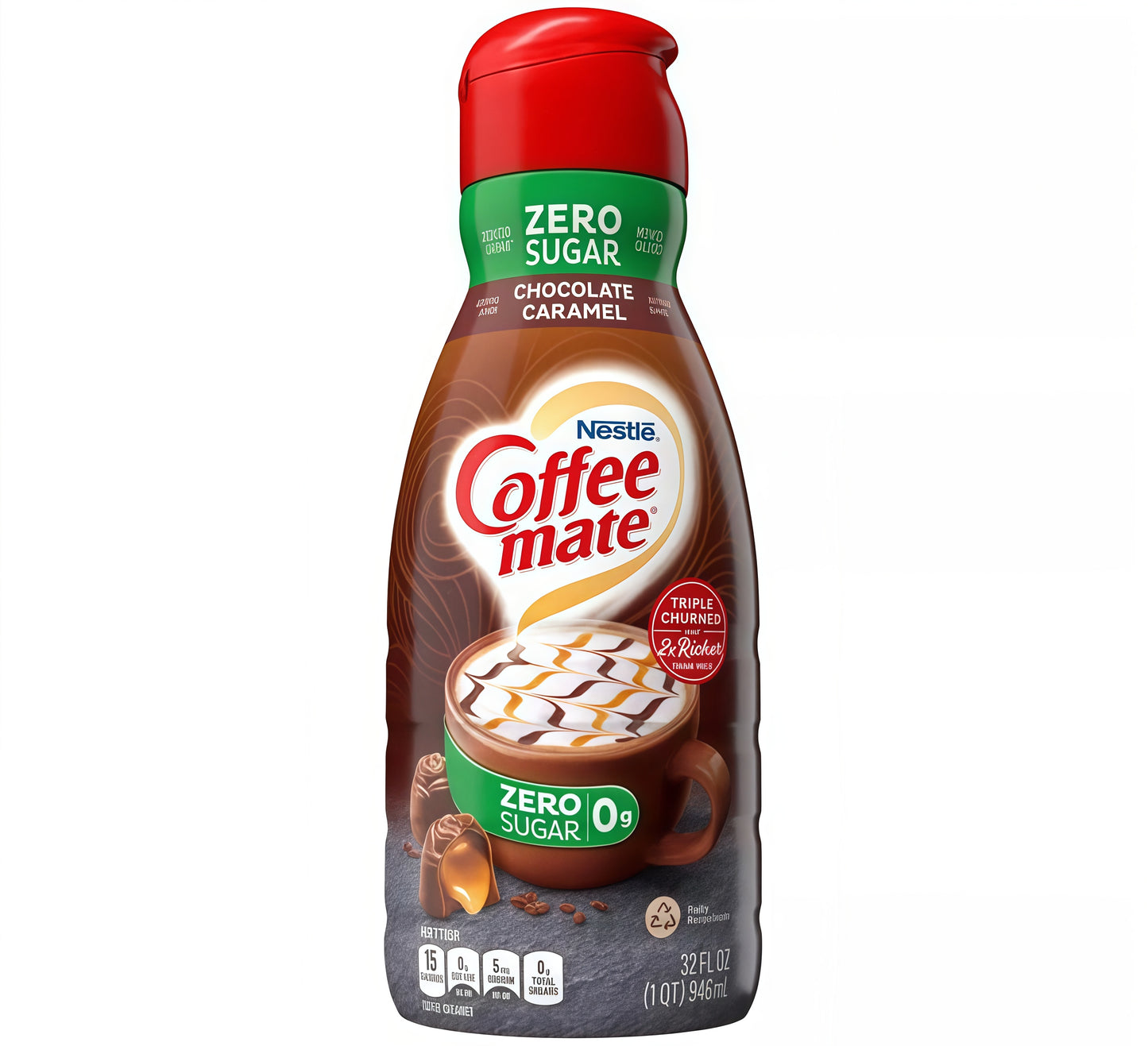 Coffee Mate Chocolate Caramel Zero Sugar Coffee Creamer (32oz)