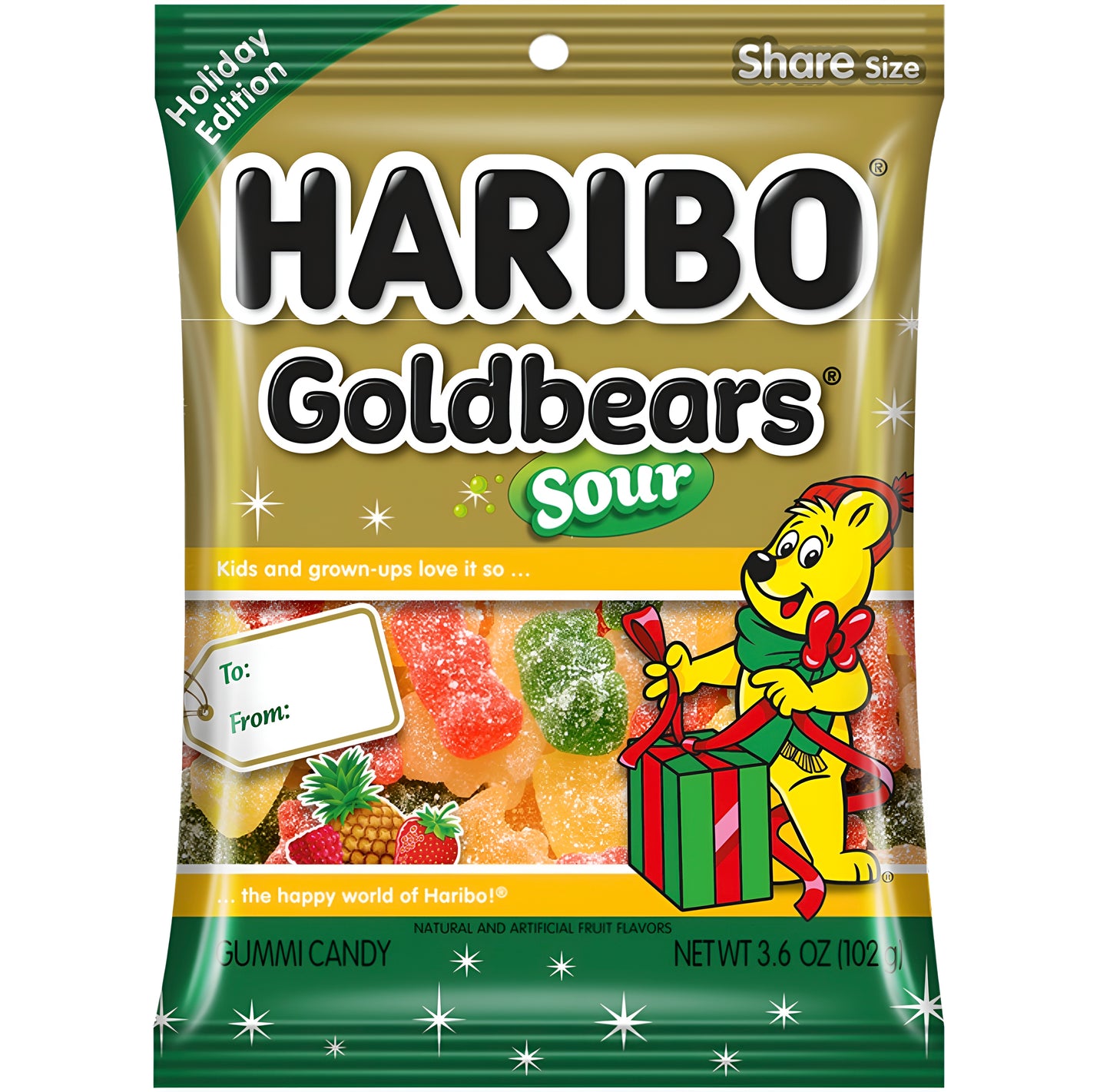 Haribo Goldbears Sour Holiday Edition (102g)