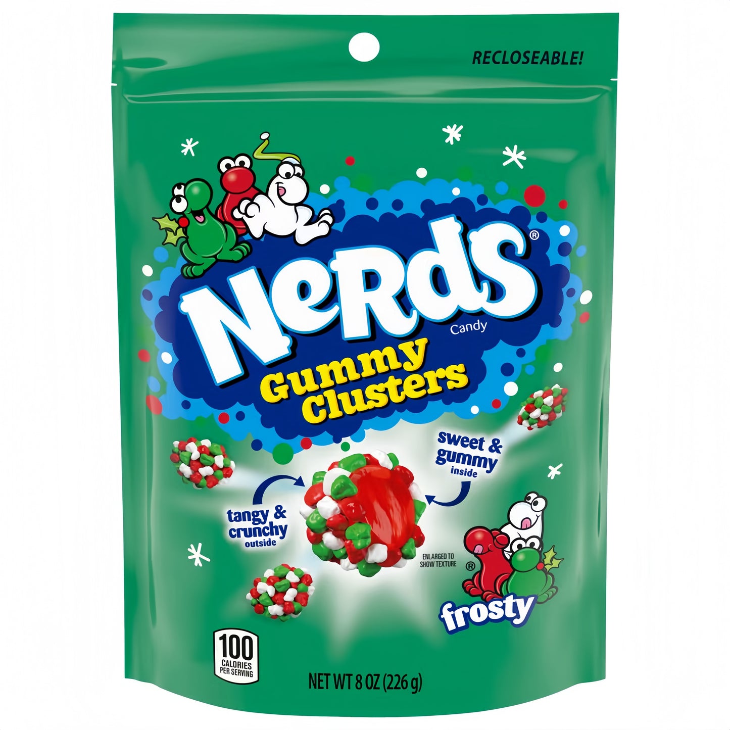 Nerds Gummy Clusters Frosty Christmas Edition (226g)